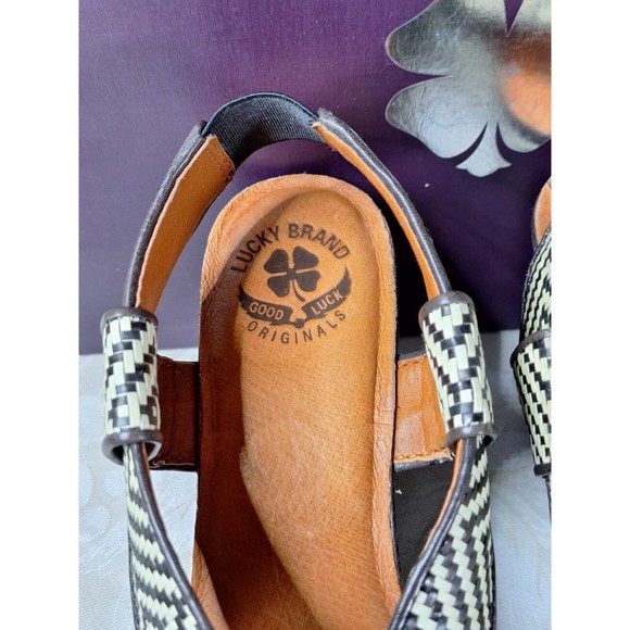 LUCKY BRAND Womens LK-KOKO Gun Metal Bomarzo Platform Sandals Shoes 9 M New - Picture 16 of 16